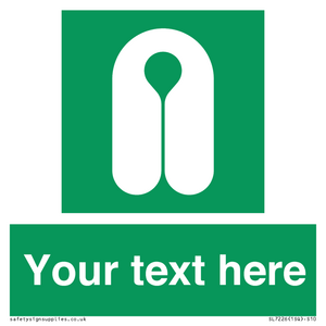 Custom sign safe condition Lifejacket